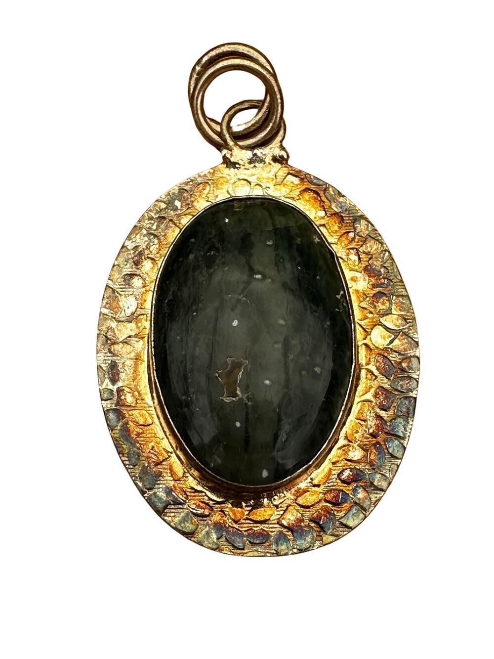 Sterling Silver Jasper Pendant